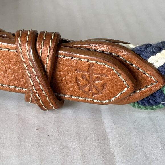 Kiel James Patrick Handcrafted Nautical Rope Braided Woven Belt Leather 32 Multi - Picture 14 of 16